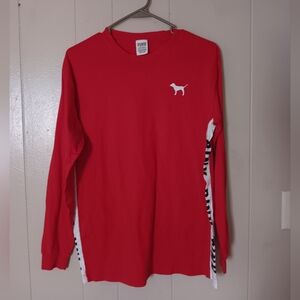 Red long sleeve Victoria Secret shirt Medium
